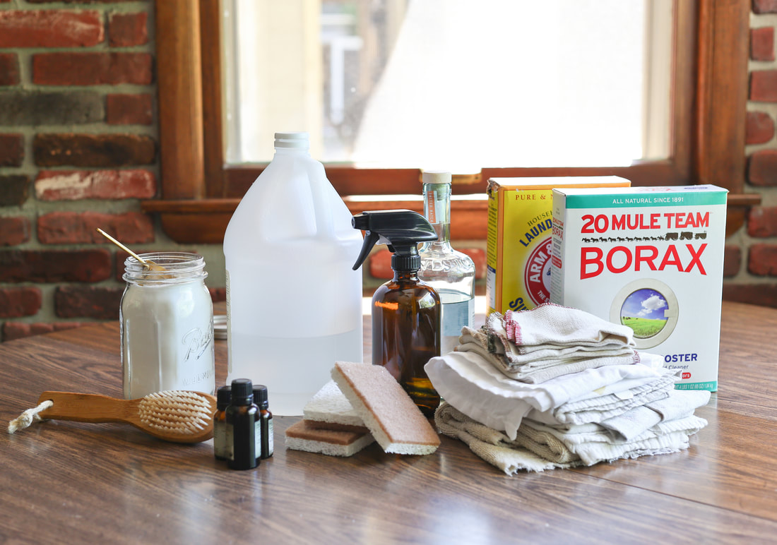 Reusable or Compostable Cleaning Supplies