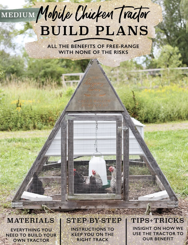 The Medium A-frame Chicken Tractor Build Plans PDF