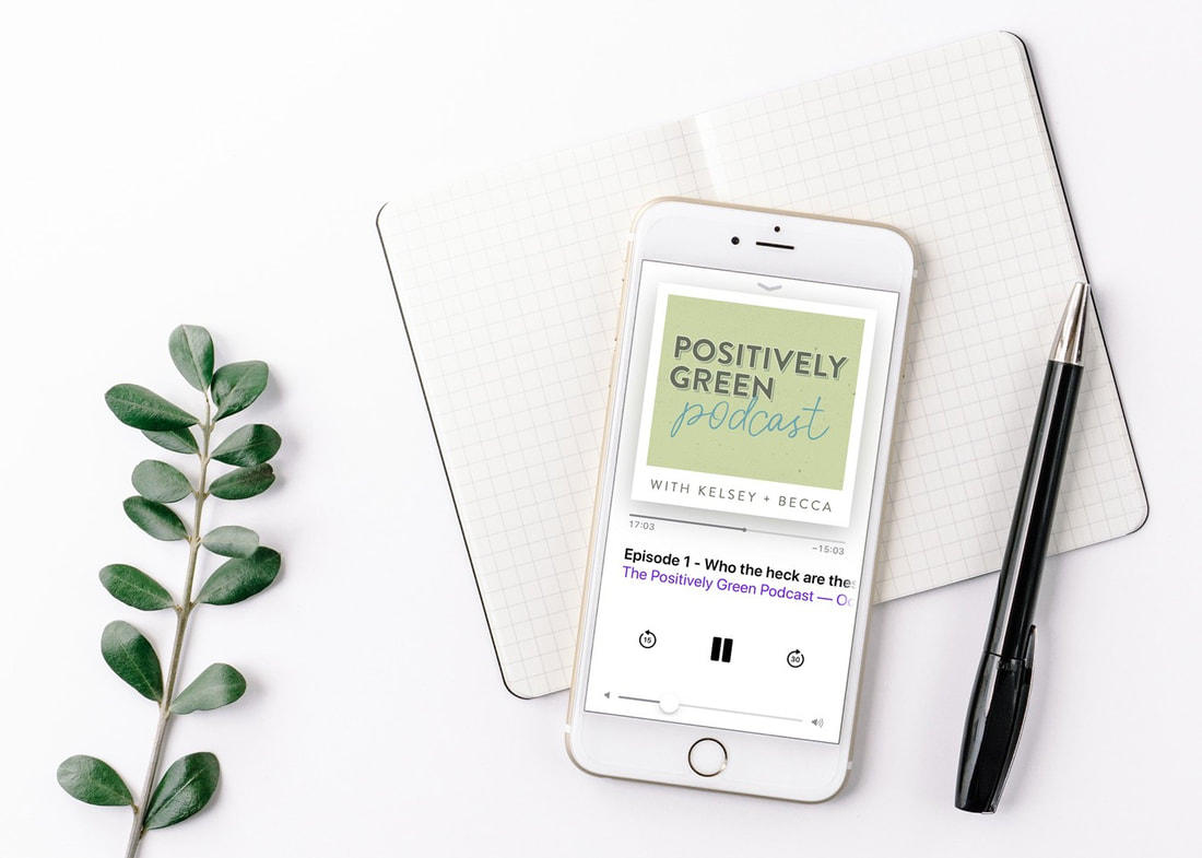 I launched the Positively Green Podcast with Becca Tetzlaff