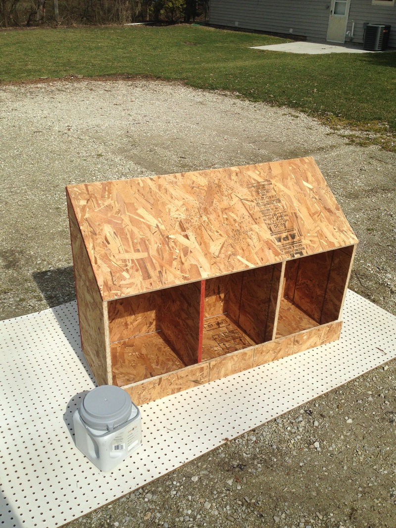 How to build nesting boxes out of one piece of plywood