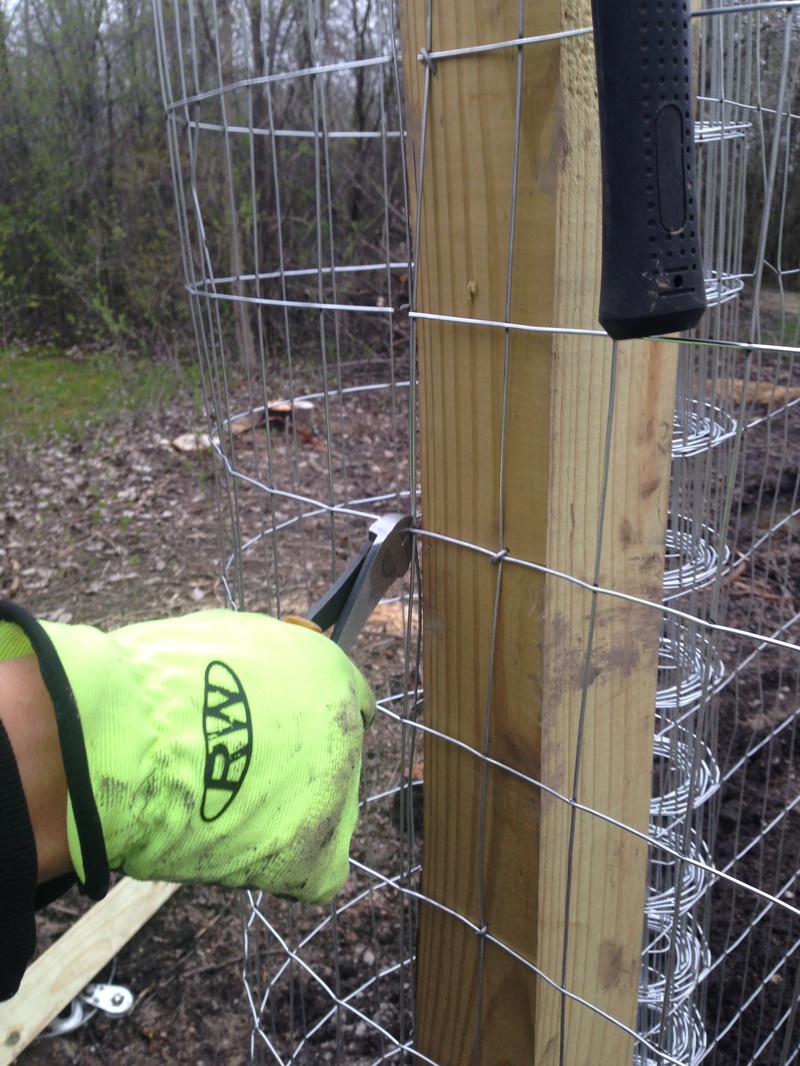 How to install galvanized fencing