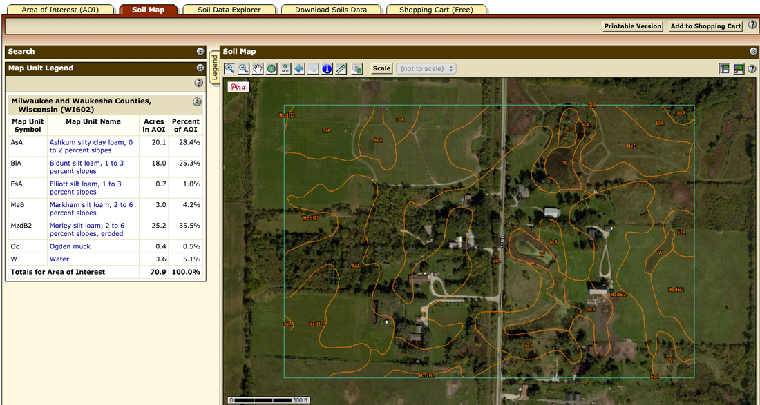 Soil Map of our land