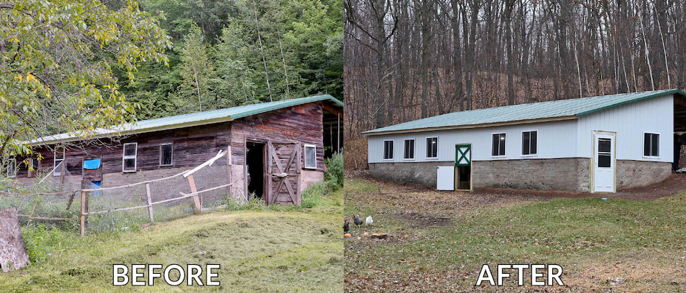 The Barn Renovation Before and After