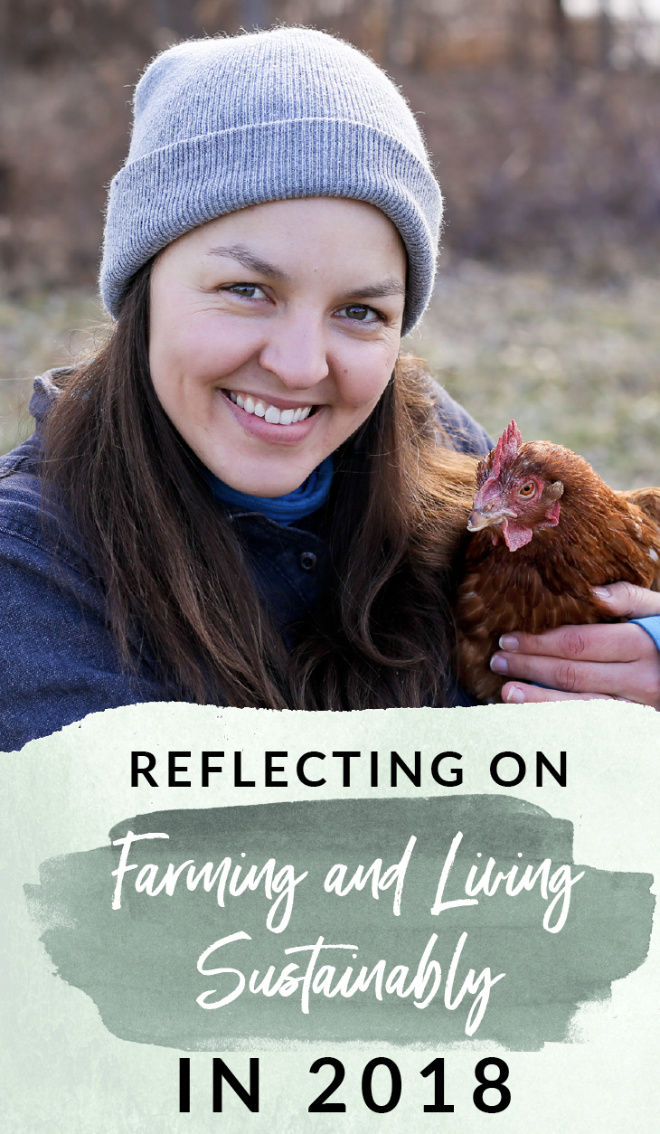 Reflecting on farming and living sustainably in 2018