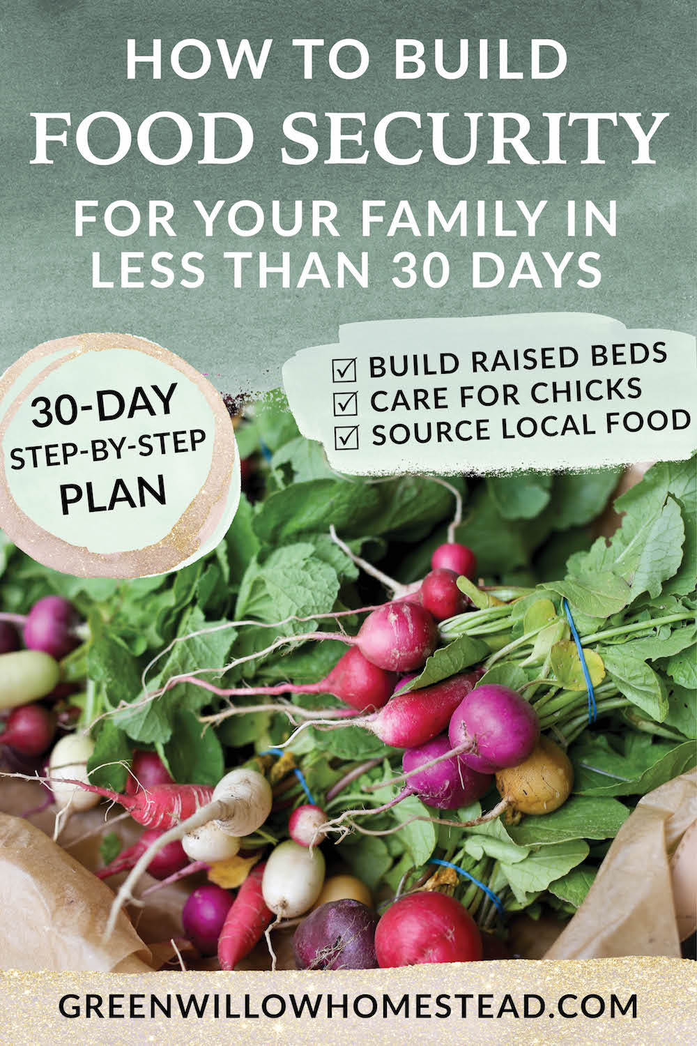 How to build food security for your family with a 30-day plan 