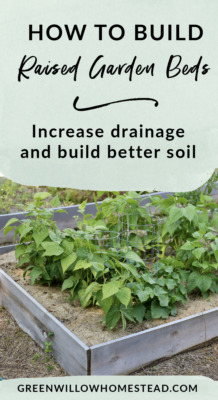 How to build raised garden beds on the cheap and increase drainage and build better soil