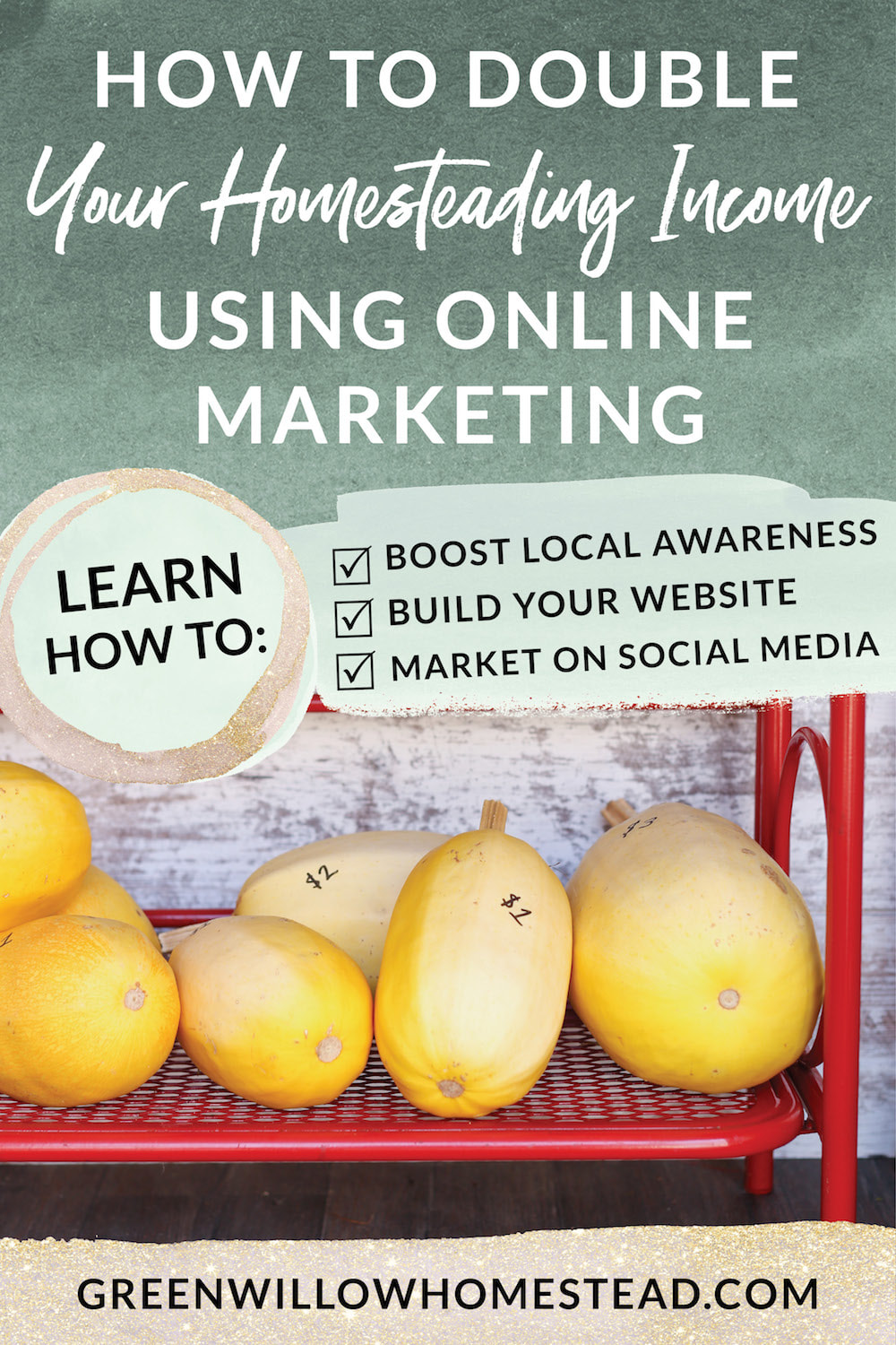 How to double your homesteading income using online marketing
