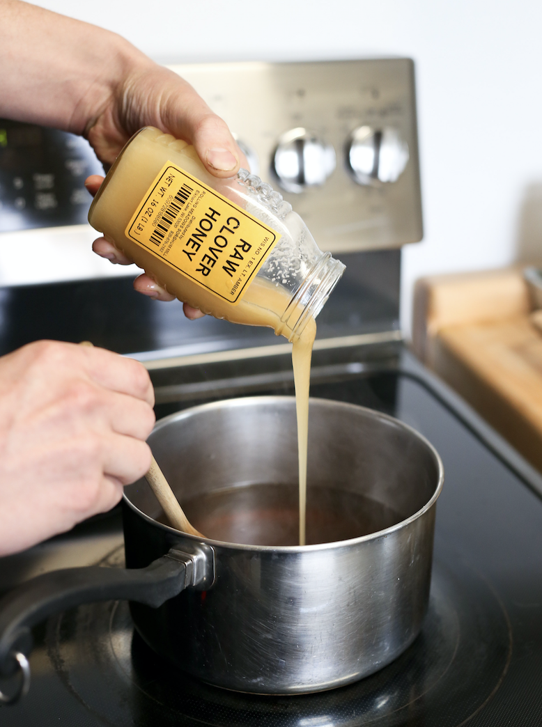 How to use honey instead of sugar or kombucha