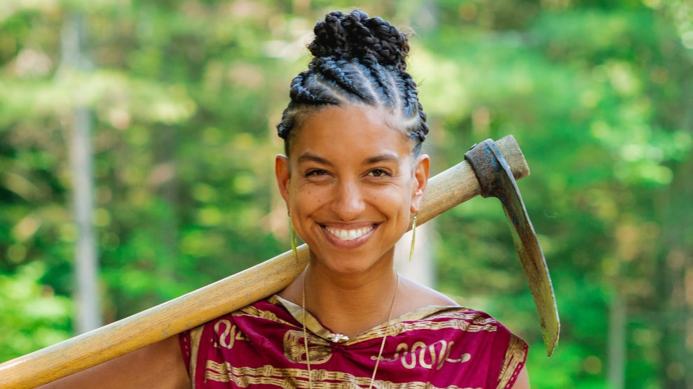 Leah Penniman of Soul Fire Farm on the Positively Green Podcast