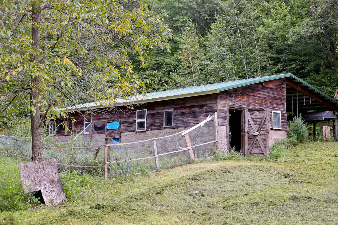 Barn renovation before exterior