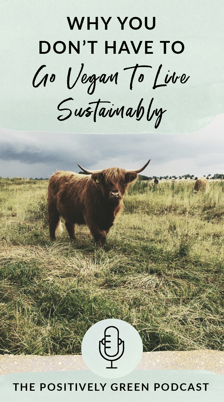 Why you don't have to go vegan to live sustainably - The Positively Green Podcast
